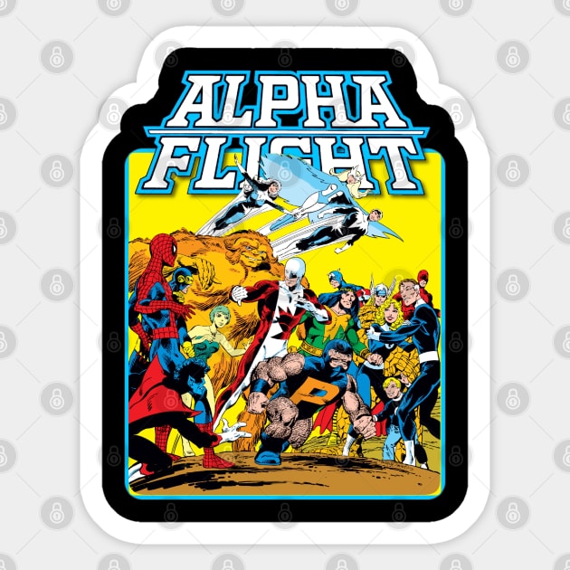 Alpha Flight exclusive Sticker by rafahdara